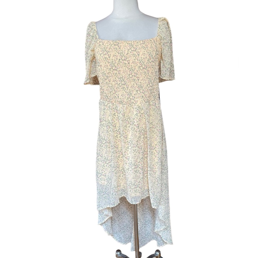 NWT As U Wish Floral High Low Sun Dress